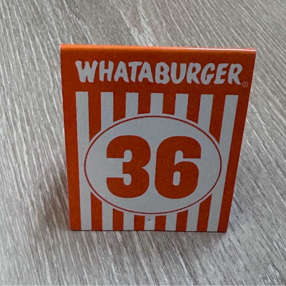 Whataburger Table Tent #36